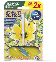 Ambi Pur Toalett illatosító AMBI PUR 2x45g Lemon&Jasmin (C67472) - papir-bolt