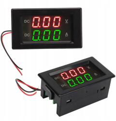  2 az 1-ben Panel Modul Voltmérő 600V Ammérmérő 100A Led Kijelző (YB483VA)