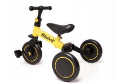 Blubell Gyerek tricikli futóbicikli 3az1ben sárga 003 modell (003)