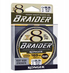KONGER Braider X8 Black 0, 08 10m (250013008)