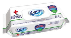  Antibakteriális fertőtlenítő hatású nedves törlőkendő 80 db/csom Lara Med - bolt