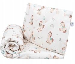 Bonjour Chérie Ágyneműhuzat kiságyba 2 db párnahuzat pamut Lovak Bonjour 100x 135 , 40x60 cm (5907701434378)