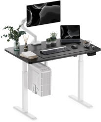 StableDesk Birou reglabil electric StableDesk, 1 motor, Touchscreen, Ridica 80 kg, Ergonomic, 3 Functii de Memorie, Sistem Anti-Coliziune, Timer, Inaltime 73-119 (SD-102-AL-R-NE-120x75)