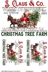  Rizspapír - Mikulás szánon