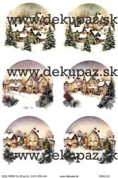  Rizspapír - téli város - emiboltja - 890 Ft