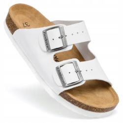 PanSzew Női Bőr Papucs Parafa Talppal Ortopéd Cipő Munkához 35-41 PanSzew (Klapki Damskie Medyczne z Regulacją Podbicia) - allegro - 14 760 Ft