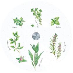 Easy Life Forgó üvegtál - 32cm - Herbarium