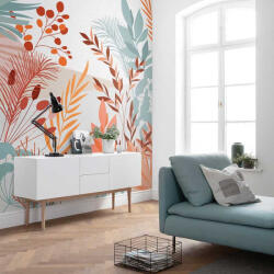 Komar Modern színes levélmintás fotótapéta