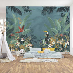  Trópusi virágliget mintás fotótapéta