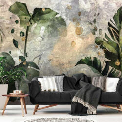 Consalnet Trópusi levél mintás fotótapéta 104x70, 5cm