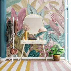 Komar Színes óriás pálmalevél mintás fotótapéta