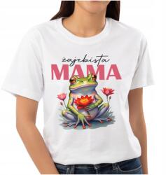  Fehér póló Anyák napjára Ajándék Békás Anya 100% pamut 3XL (KOSZULKA JHK || BIAŁY - 3XL - K676)