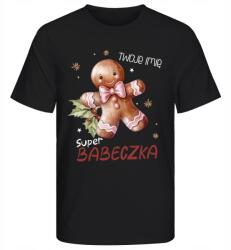 SubMedia Karácsonyi ajándék póló ajándék saját névvel a lány feleségének (KOSZULKA JHK || CZARNY || 5XL)