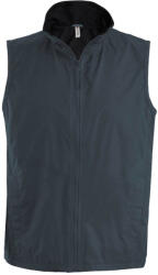 Kariban Uniszex mellény akril bevonattal, Kariban KA679, Dark Grey/Black-M (ka679dg-bl-m)