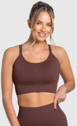Iron Aesthetics Női sportmelltartó Iron Aesthetics Ultimate, barna: L Barna