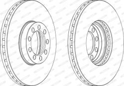 Ferodo Féktárcsa FCR329A