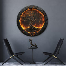 DUBLEZ Fából készült életfa a falra - Volcanic | DUBLEZ