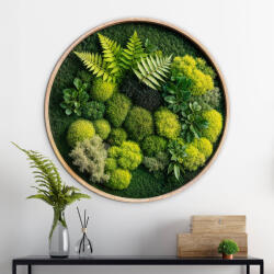 DUBLEZ 3D falikép moha hatással - Páfrány motívummal | DUBLEZ