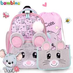 St. Majewski Bambino Egérkés ergonomikus iskolatáska SZETT (663772/SZETT)