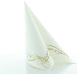 Sovie HoReCa Textilhatású szalvéta 40x40 cm 50 lap/csomag - Alex arany