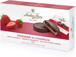 Anthon Berg Csokoládé marcipánnal és eperrel pezsgőben 220g (5774540984056)