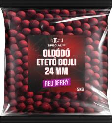  Speciál mix Oldódó Etető Bojli 24 mm Red Berry 5 kg