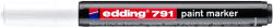 edding Lakkmarker 1-2mm, kerek Edding 791 fehér (39259) - irodaszerpiac