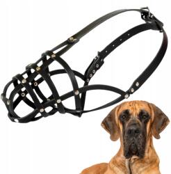 Dingo Szájkosár kutyáknak, Dingo Szegecselt Bőr No. 11 (körfogat 43cm) Dog (15131)