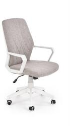Halmar Scaun birou cu stofa, HM Spin 2, mecanism de balans, ergonomic, cadru polipropilena, cu brate, 100 kg, gri (00003208)