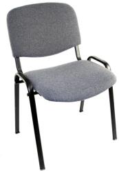 Antares Scaun vizitator Taurus TN, cadru metalic, tapitat cu stofa, stivuibil, 120 kg, negru (00000306)