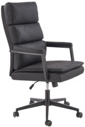 HM 20 Scaun directorial HM Adriano 2, piele ecologica, inaltime reglabila, mecanism de balansare, 100 kg, negru (00004197)