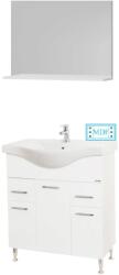 BD Set Baza, lavoar baie GN1531 si oglinda GN0551 - 80 cm (S3422,3430,3562)