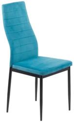 XACT Scaun de living si bucatarie BUC 263V, catifea, picioare metalice, spatar inalt, 120 kg (00003684-3234)