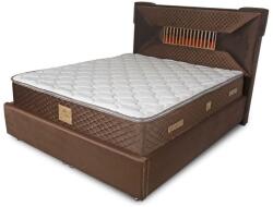 Saltex Saltea ortopedica, Lux Memory Piemond cu topper, 180x200x32cm, fermitate tare, cu plasa arcuri, memory foam 2, 5 cm, husa matlasata, sistem de aerisire perimetral, greutate maxima sustinuta 120 kg uti Saltea