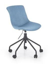 HM Scaun birou copii HM Doblo, ergonomic, roti pivotante, cadru cromat, stofa, inaltime ajustabila, 100 kg, turcoaz (00002652)