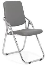 Chairs ON Scaun pliant metalic HRC 609, piele ecologica, fix, 110 kg (00001093)