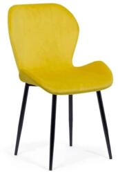 XACT Scaun living si bucatarie BUC 248U, ergonomic, catifea, picioare metalice, 110 kg (00003563-3598)