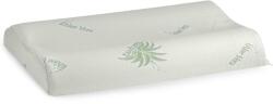 Minet Perna Ergonomica Memory Aloe Vera, 42x72x12 cm, sustinere ortopedica, husa detasabila, lavabila la 40 C (00002517)