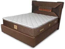 Saltex Saltea ortopedica, Lux Memory Piemond cu topper, 160x200x32cm, fermitate tare, cu plasa arcuri, memory foam 2, 5 cm, husa matlasata, sistem de aerisire perimetral, greutate maxima sustinuta 120 kg uti Saltea
