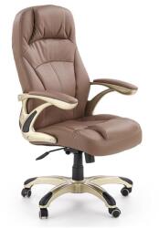 HM Scaun directorial HM Carlos, Piele ecologica perforata, Roti cauciucate, Inaltime ajustabila, Mecanism multiblock, 136 Kg, Negru (00001551)
