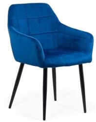 XACT Scaun living BUC 260, catifea, robust, picioare metalice, brate curbate, 110 kg (SKU-10125-3676)