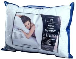 Minet Perna matlasata bumbac Superball, 50x70 cm, umplutura hipoalergenica, lavabila la 90 C, alb (00000476)