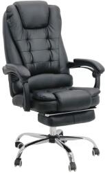 XACT Scaun directorial ergonomic OFF 418, piele ecologica, functie recliner, suport picioare extensibil, inaltime reglabila, 120 kg (SKU-9605-4029)
