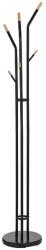 SL Cuier pom metalic SL Sander, 6 agatatori, suport umbrela, negru (00003896)