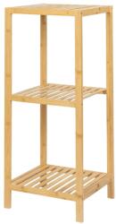 KALENDA Etajera depozitare si organizare KL271, cu 3 rafturi, lemn, multifunctional, natur (00004118) Raft