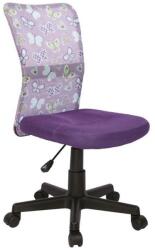 HM Scaun birou copii HM Dingo, Ergonomic, Cadru Polipropilena, Mesh, Inaltime ajustabila, 80 kg, 98x41x56 cm, Violet (00001626)