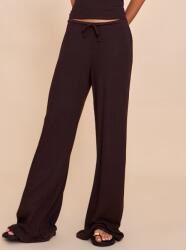 Prettylittlething Sötétbarna Bordázott Széles Kötött Nadrág Prettylittlething 44