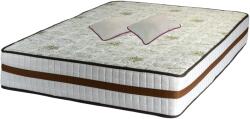 Salt Confort Set Saltea ortopedica cu arcuri, Lotus Forte Super Ortopedic 140x190x30cm, fermitate mediu spre tare, plasa de arcuri Bonell, fara vara-iarna, banda de aerisire spaceair, Salt Confort plus 2 perne mat Saltea