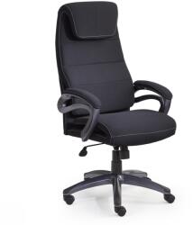 Halmar Scaun directorial HM Sidney, Ergonomic, Cadru Polipropilena, Tapiterie Stofa, Suport lombar, Inaltime ajustabila, 110 kg, 125x65x43 cm, Negru (00001934)