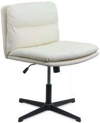 Chairs ON Scaun birou rotativ REL407, piele ecologica, baza polipropilena, inaltime reglabila, 120 kg (00004252)